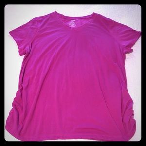 Summer Sale!!  Plus Size Fuchsia Workout Tee